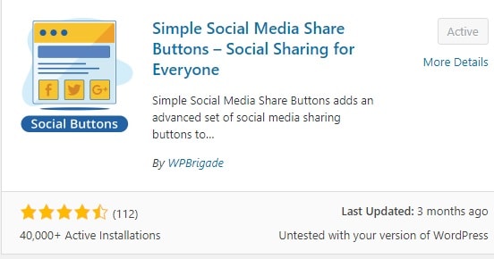 social share button plugin wordpress